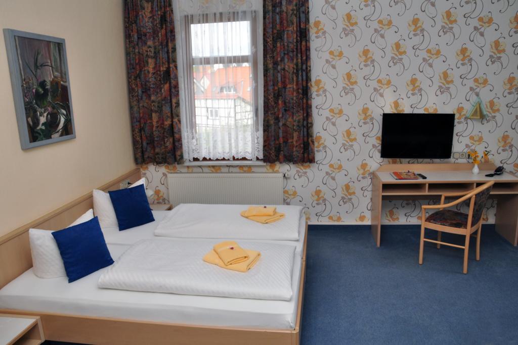 Hotel Am Hohen Schwarm Saalfeld Saale Δωμάτιο φωτογραφία